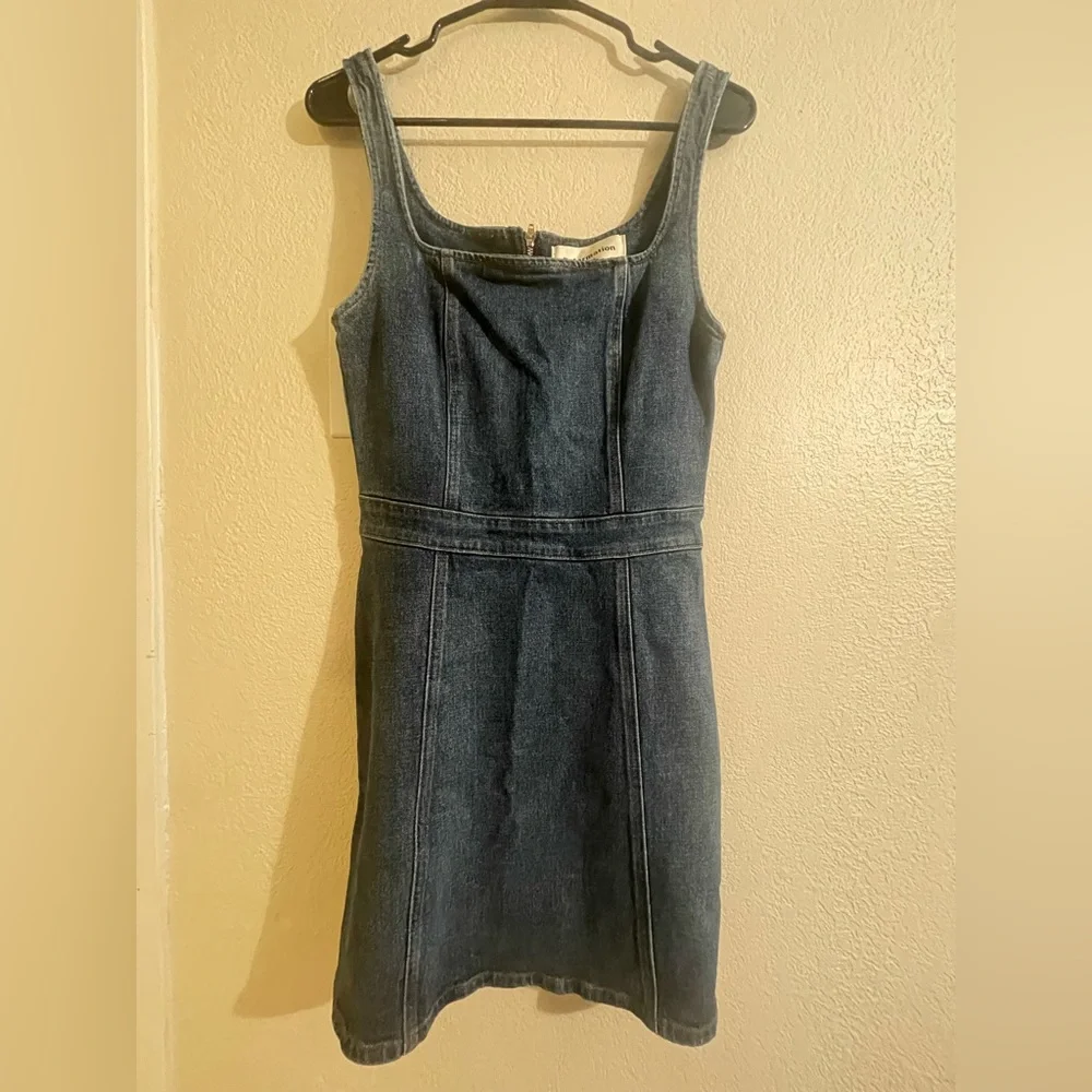 Reformation Parker Denim Blue Women's Dress - Picture 2 of 6